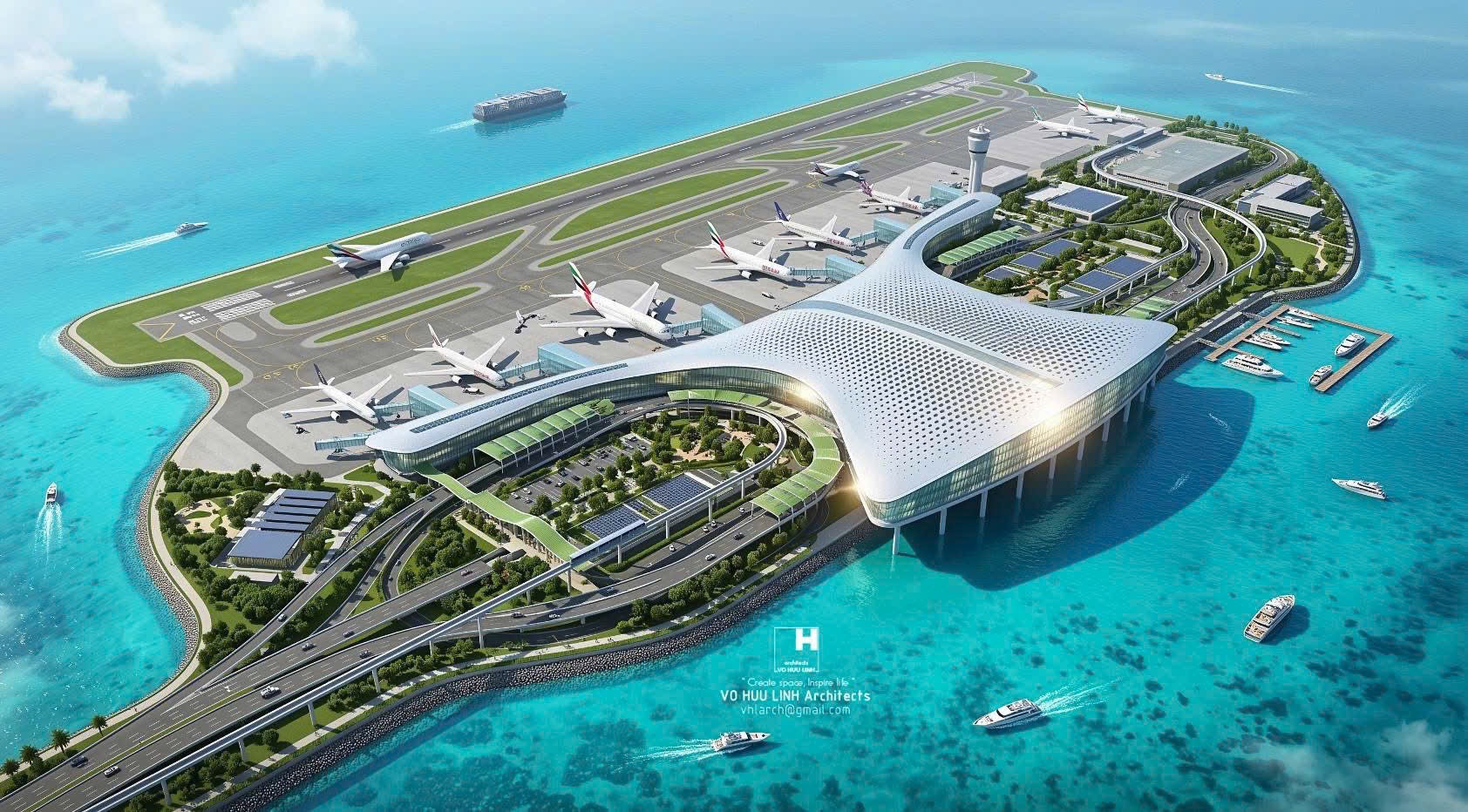 Sun Group muốn tài trợ lập quy hoạch chi tiết 2 sân bay Vân Phong và Măng Đen