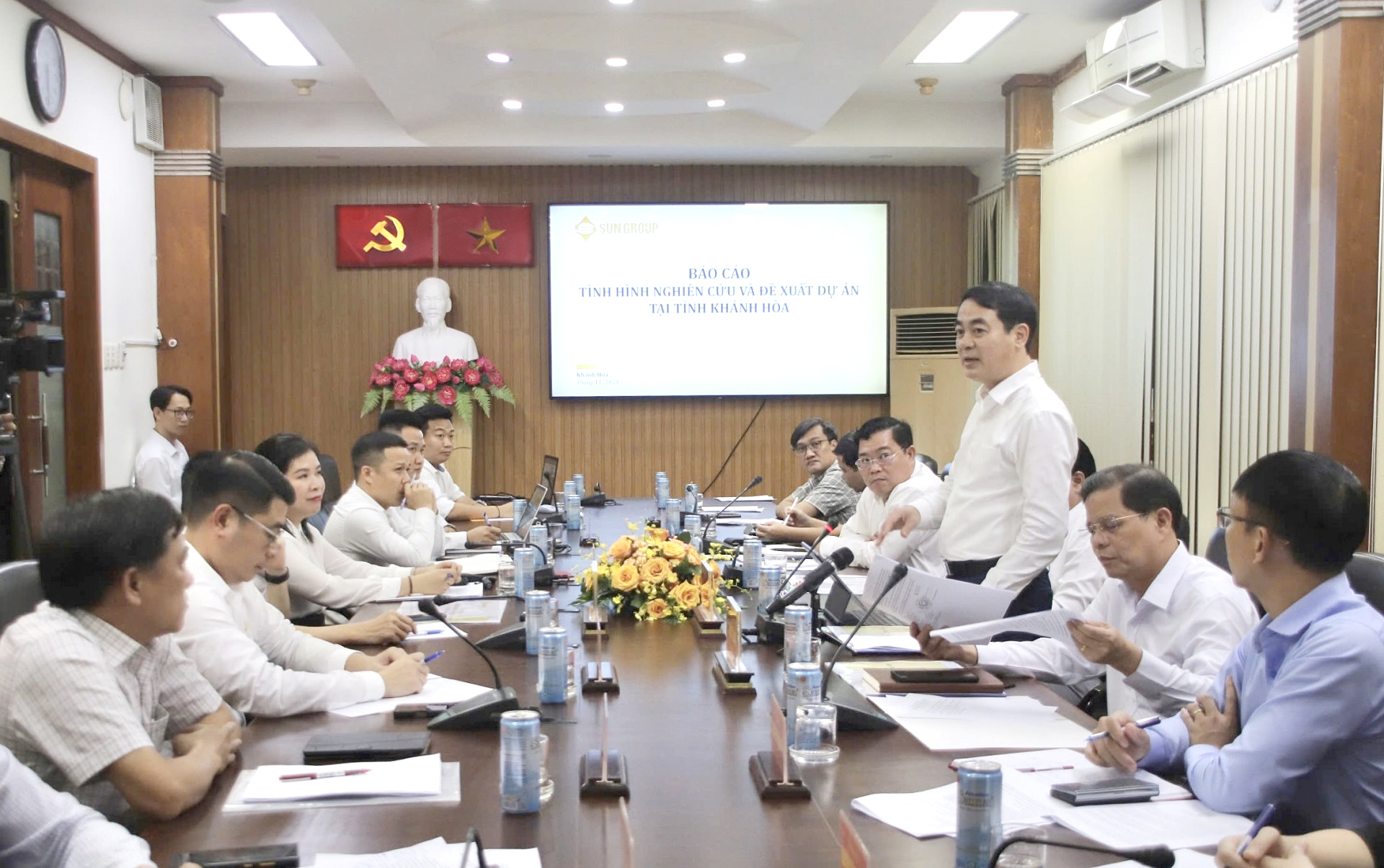 Thường trực Tỉnh ủy Khánh Hoà  làm việc với Tập đoàn Sun Group