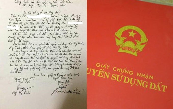 Thủ tục cấp sổ đỏ khi đã mua đất bằng giấy viết tay
