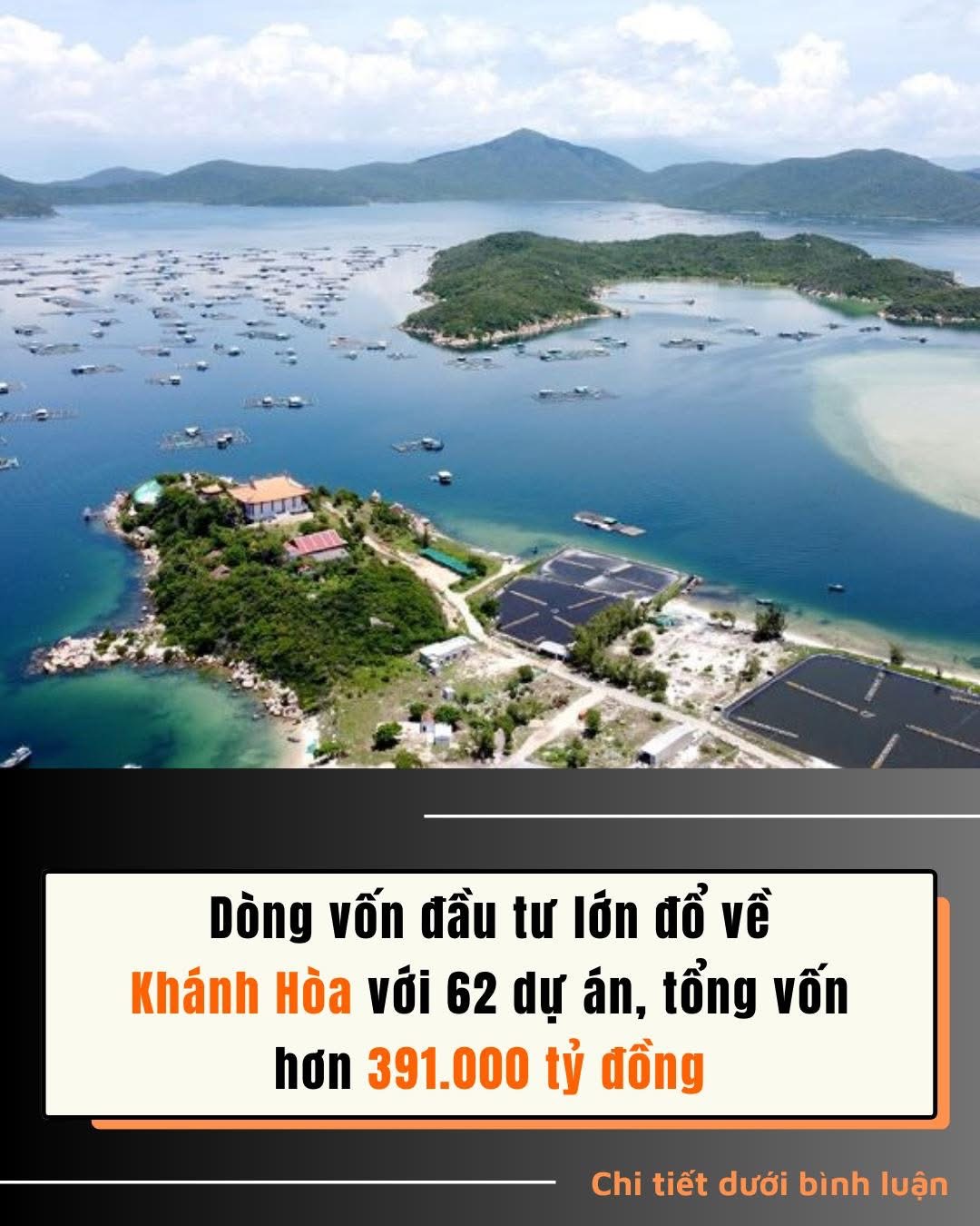 Dòng vốn đầu tư lớn đổ về Khánh Hòa với 62 dự án