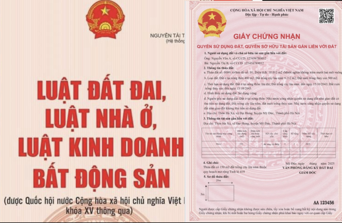 Cấp sổ đỏ mẫu mới, người dân phải đồng loạt đổi giấy chứng nhận nhà đất