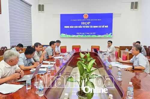 Khẩn trương hoàn thiện hạ tầng 2 khu tái định cư tại Vạn Ninh