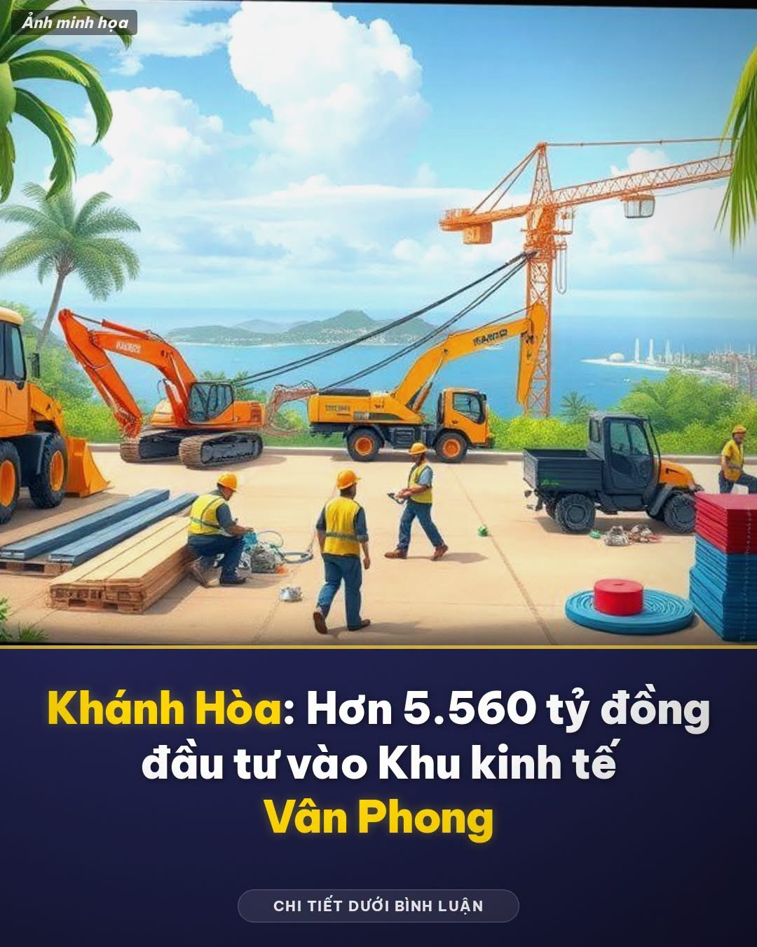 Hơn 5560 tỷ đồng đầu tư vào Khu kinh tế Vân Phong ở Khánh Hòa