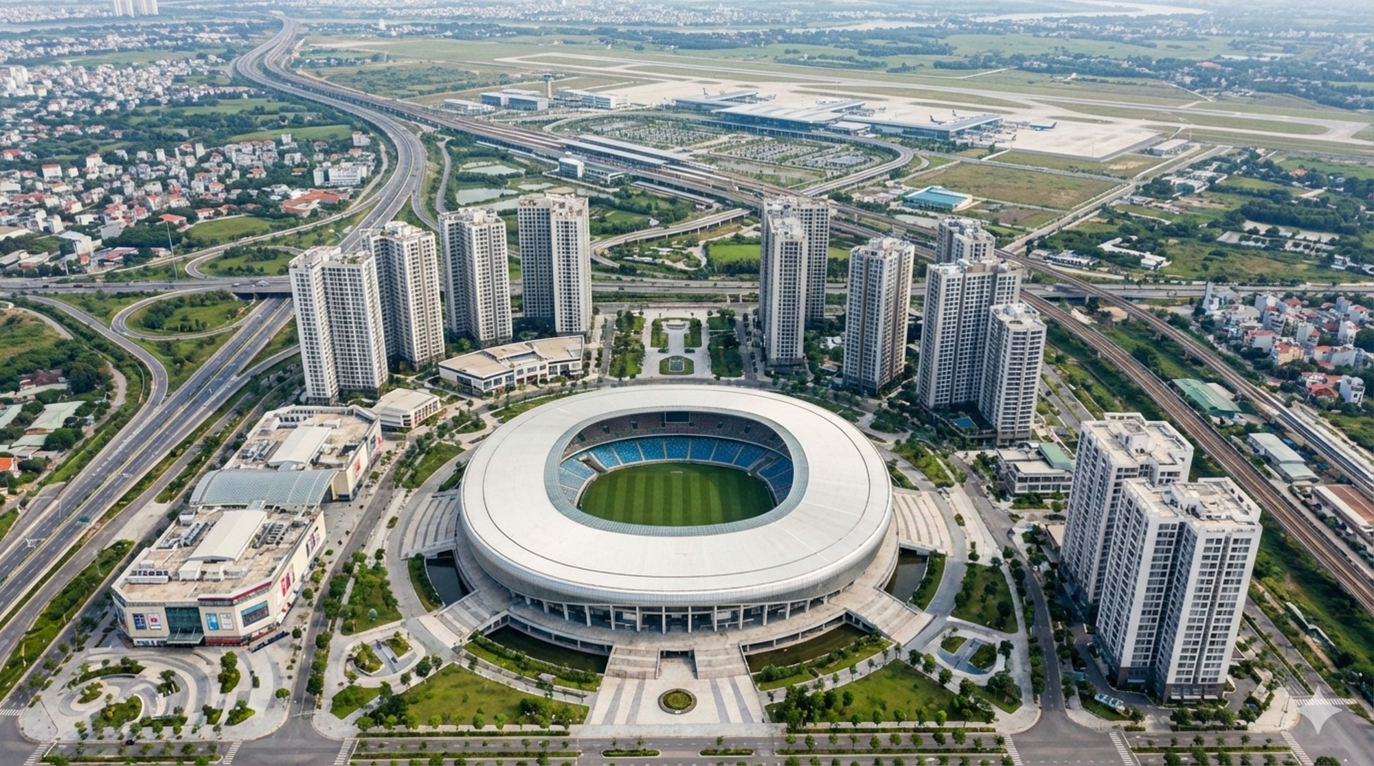 Vingroup xây sân có mái che lớn nhất thế giới