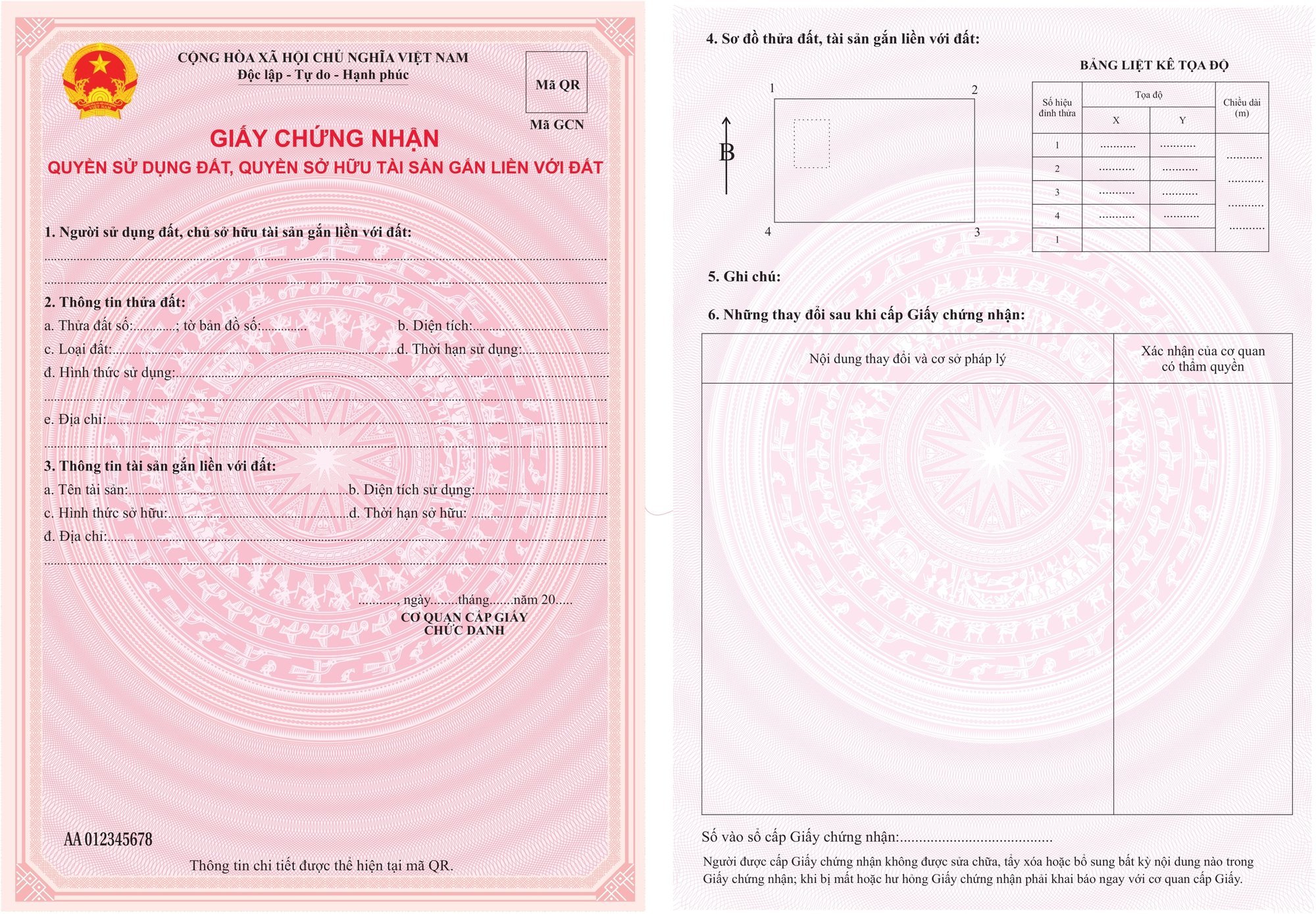 Chính thức bắt đầu cấp mới đỏ mẫu từ ngày 01 01 2025