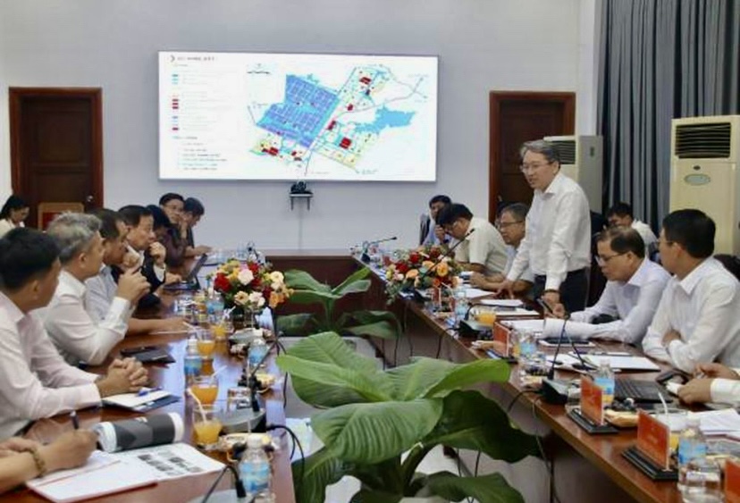 Lãnh đạo tỉnh Khánh Hòa làm việc với Liên danh Becamex IDC VSIP