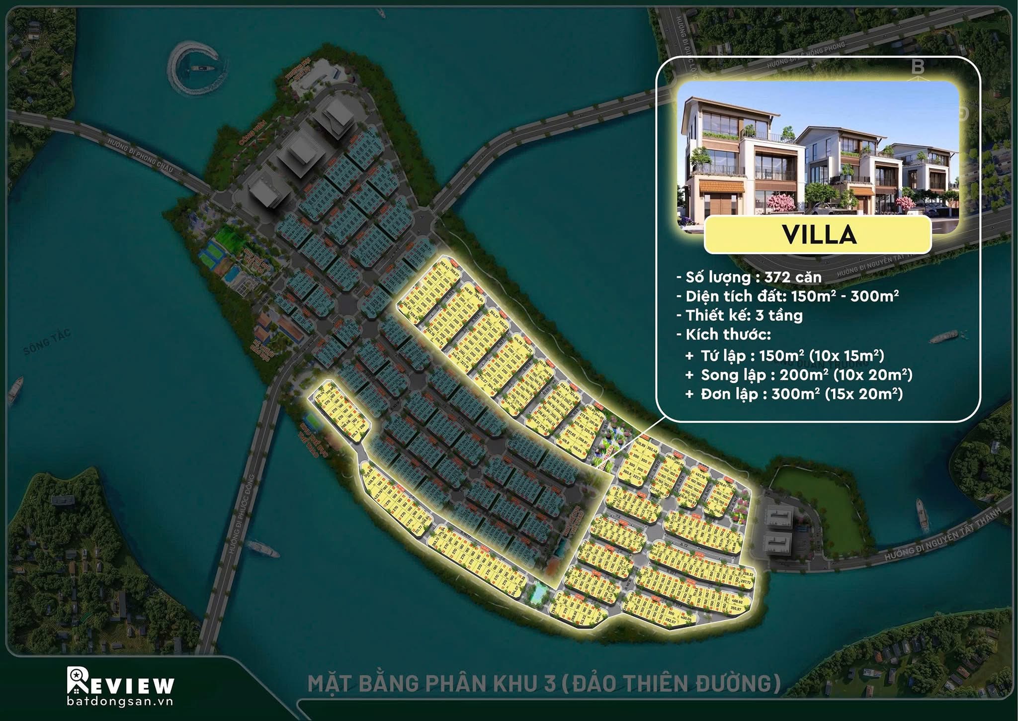 Sở hữu Nhà Liền Kề, Biệt thự view sông sở hữu lâu dài 