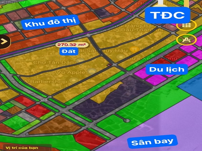 BÁN ĐẤT TÂN DÂN- VẠN THẮNG- PHÂN KHU 8- KHU ĐÔ THỊ TU BÔNG