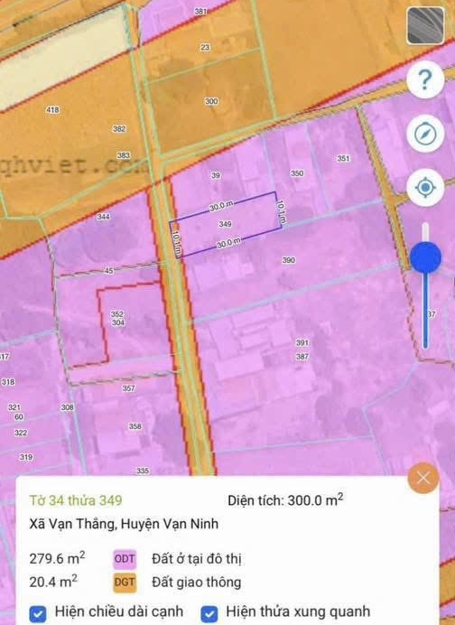 BÁN ĐẤT VẠN THẮNG PK8 KKT VÂN PHONG